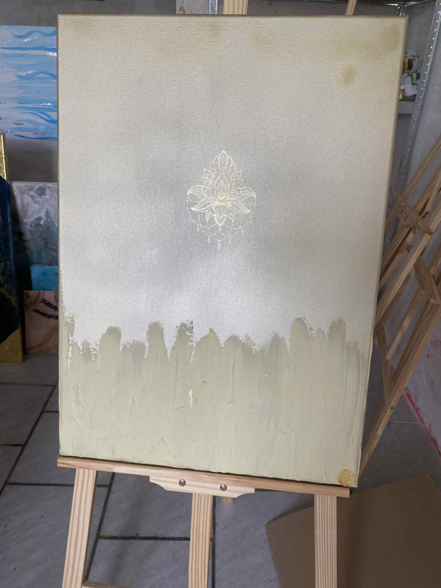 50x70cm akryl na plátně + art hmota